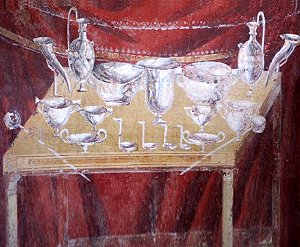 Ausstattung im triclinium