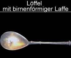 Ligula mit Birnenformlaffe