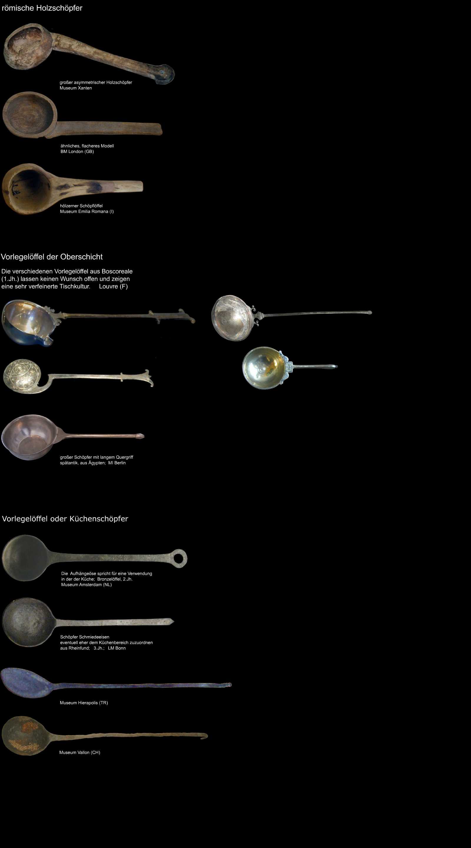 römisches Besteck Schöpfkellen2