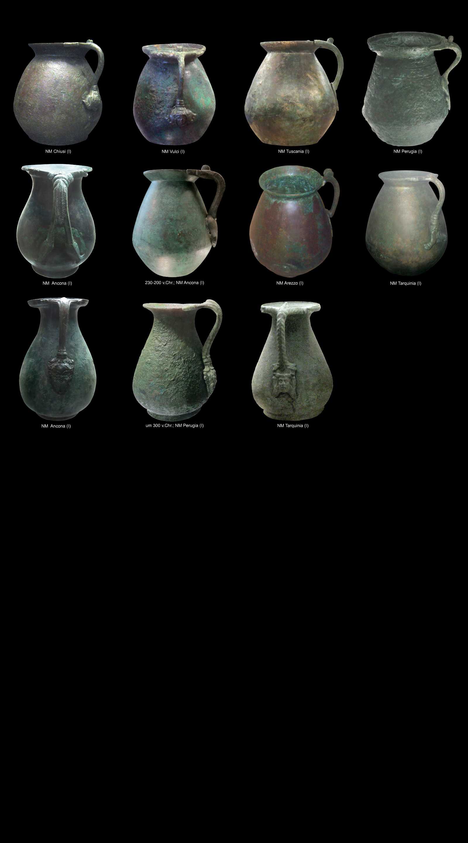 etruskische Bronzekannen Typ6