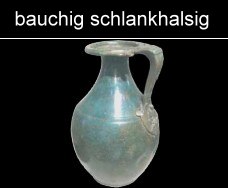 bauchige Bronzekanne mit schlankem Hals