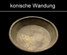 konische Bronzeschüssel