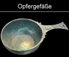 Stielkasserollen für das Opfer