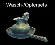 Wasch- und Opfersets aus Bronze