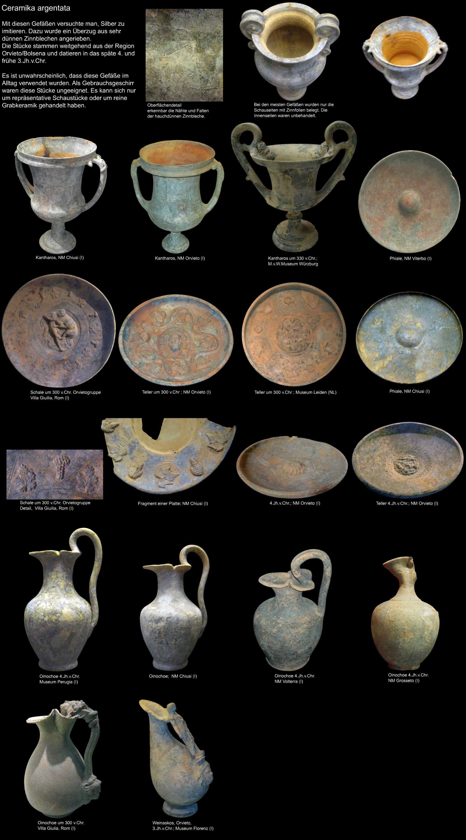 Metallimitationen etruskischer Keramik