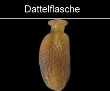 römisches formgeblasenes Glas Dattelflaschen