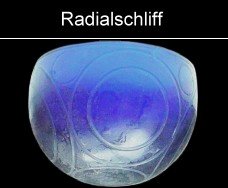 römisches Schliffglas Radialschliff