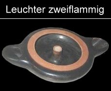 zweiflammige Leuchter der Griechen