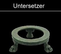 Bronzeuntersetzer