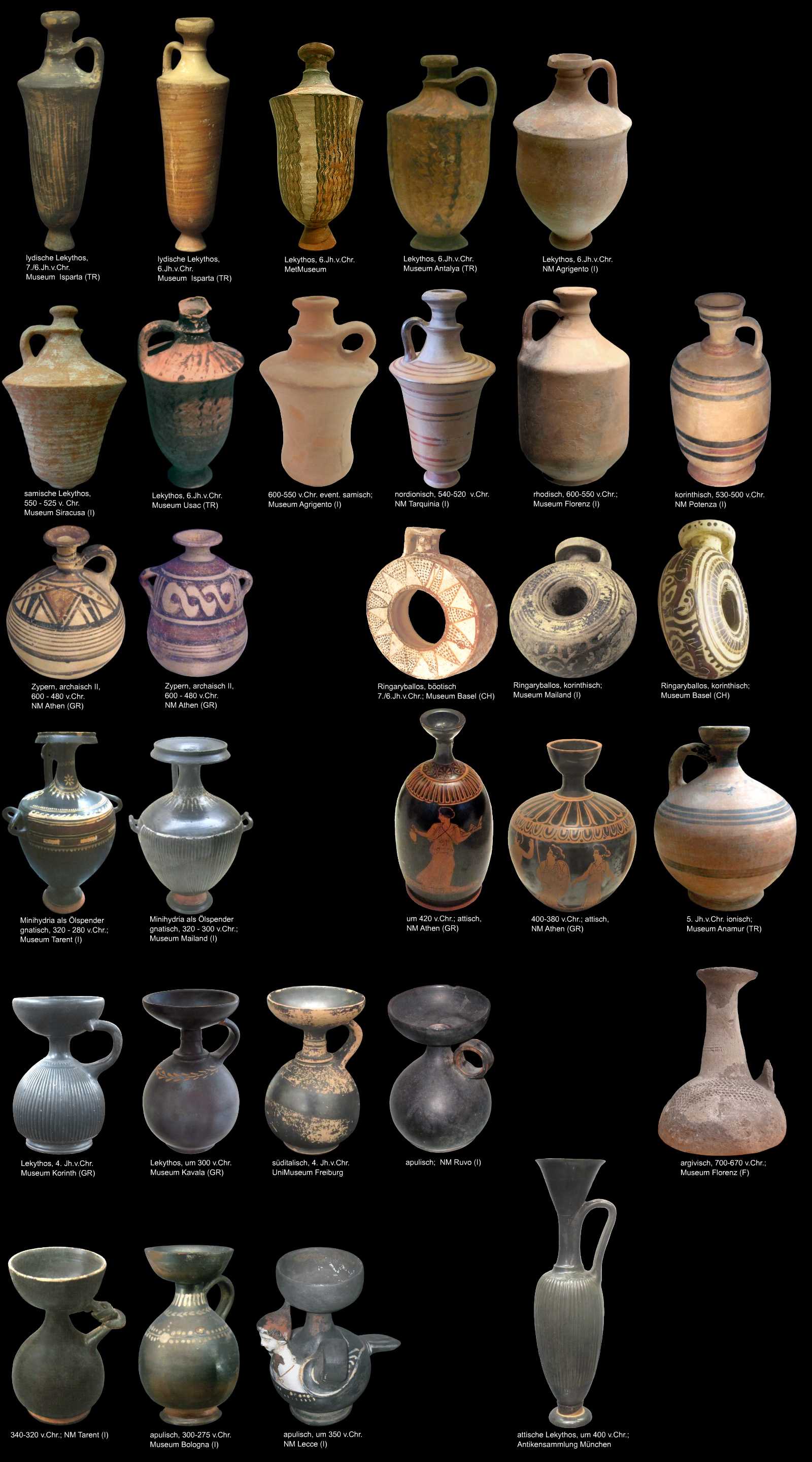 Lekythos - weitere Formen 1