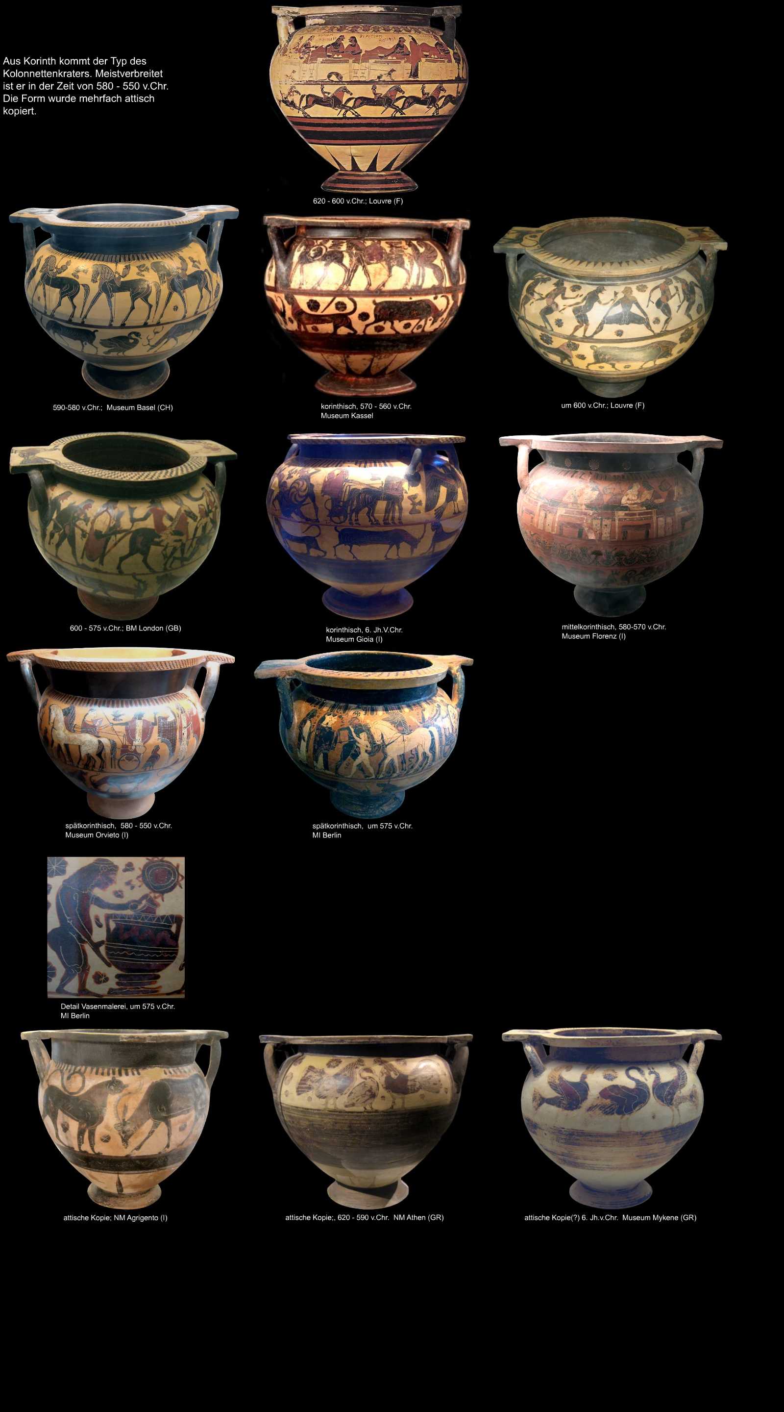 korinthischer Kolonettenkrater