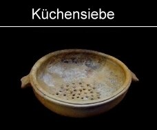 Küchensiebe, Seiher