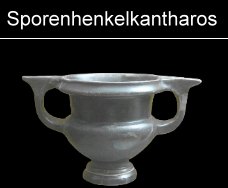 griechischer Sporenhenkelkantharos