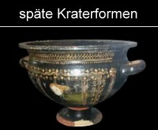 späte Kraterformen