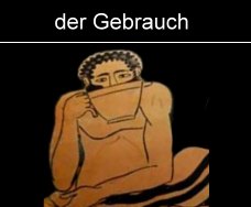 Skyphos der Gebrauch