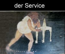 Tischsitten der Service