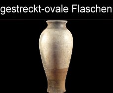 keltische gestreckte ovale Flaschen