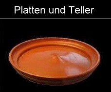 Formen römischer Teller und Platten aus Ton