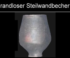 engobierte Steilwandbecher III