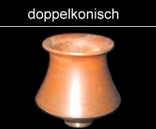 doppelkonische gallische Becher