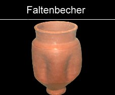 römische Faltenbecher aus Gallien