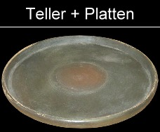 römische Schwarzkeramik Italien Platten