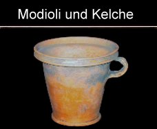 römische modioli und Kelche