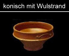 konisch mit Wulstrand