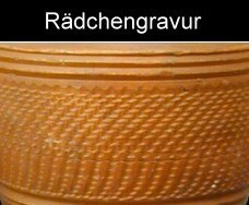 römische Rädchengravur