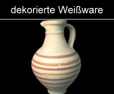 dekorierte helltonige Ware