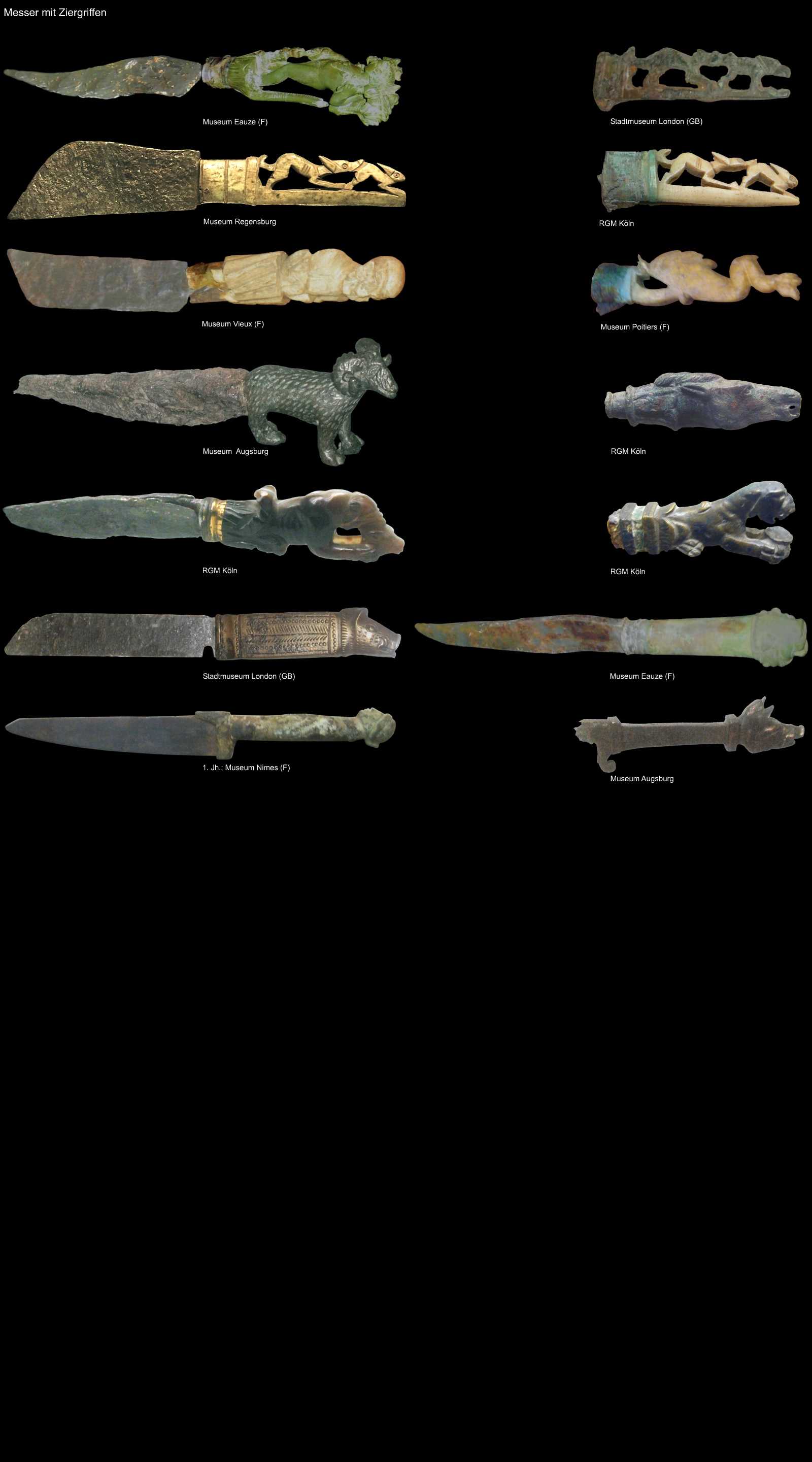römische Ziergriffmesser