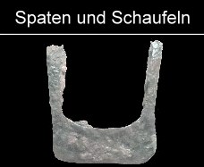 römische Spaten und Schaufeln