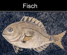 römische Lebensmittel Fische