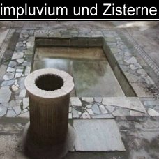 Impluvium im römischen Haus