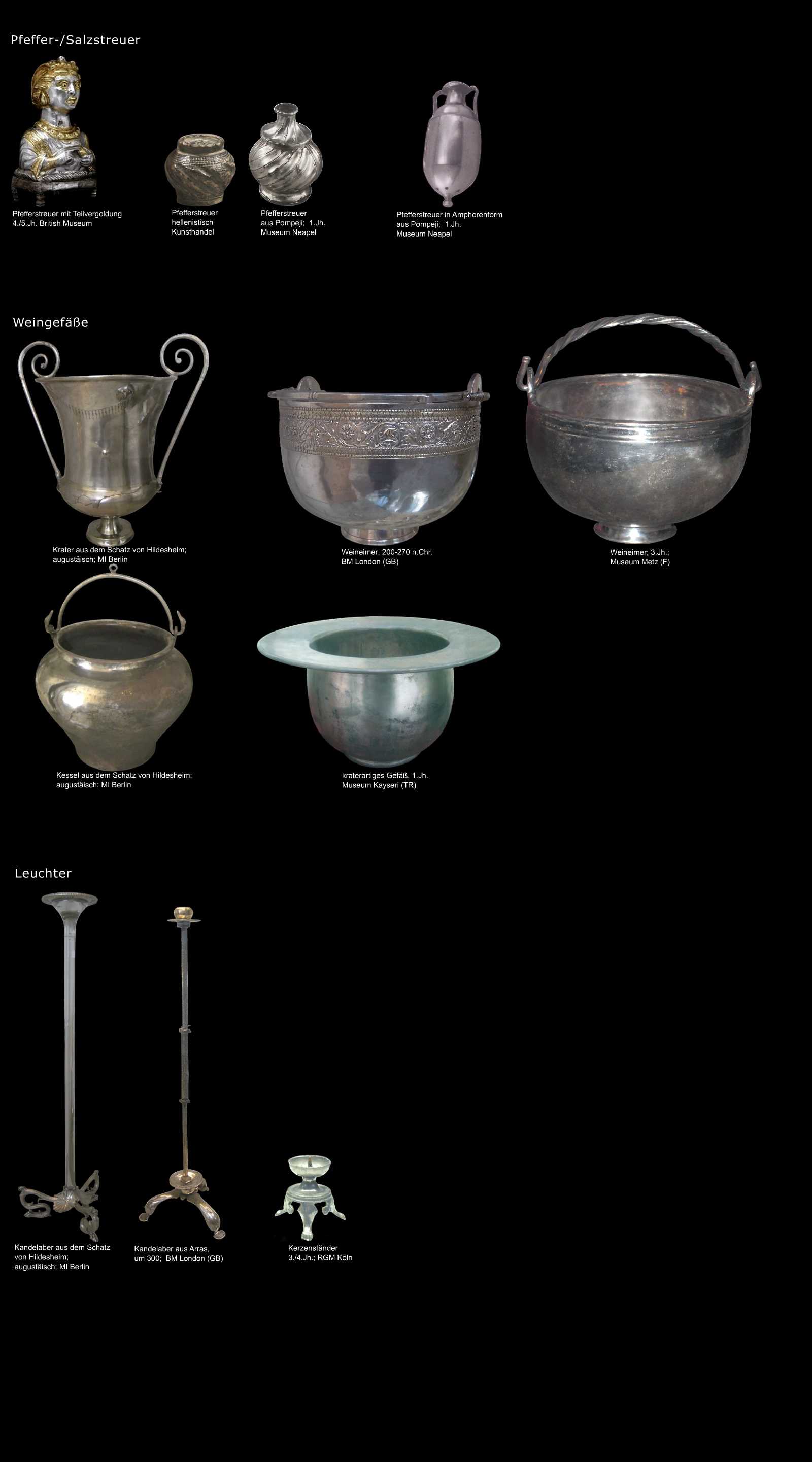 Accessoires aus Silber