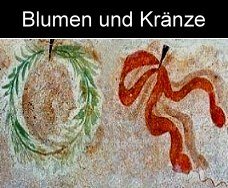 römische Blumen und Kränze