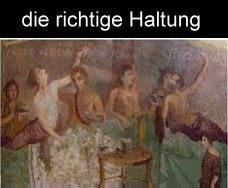 Tischsitten Körperhaltung