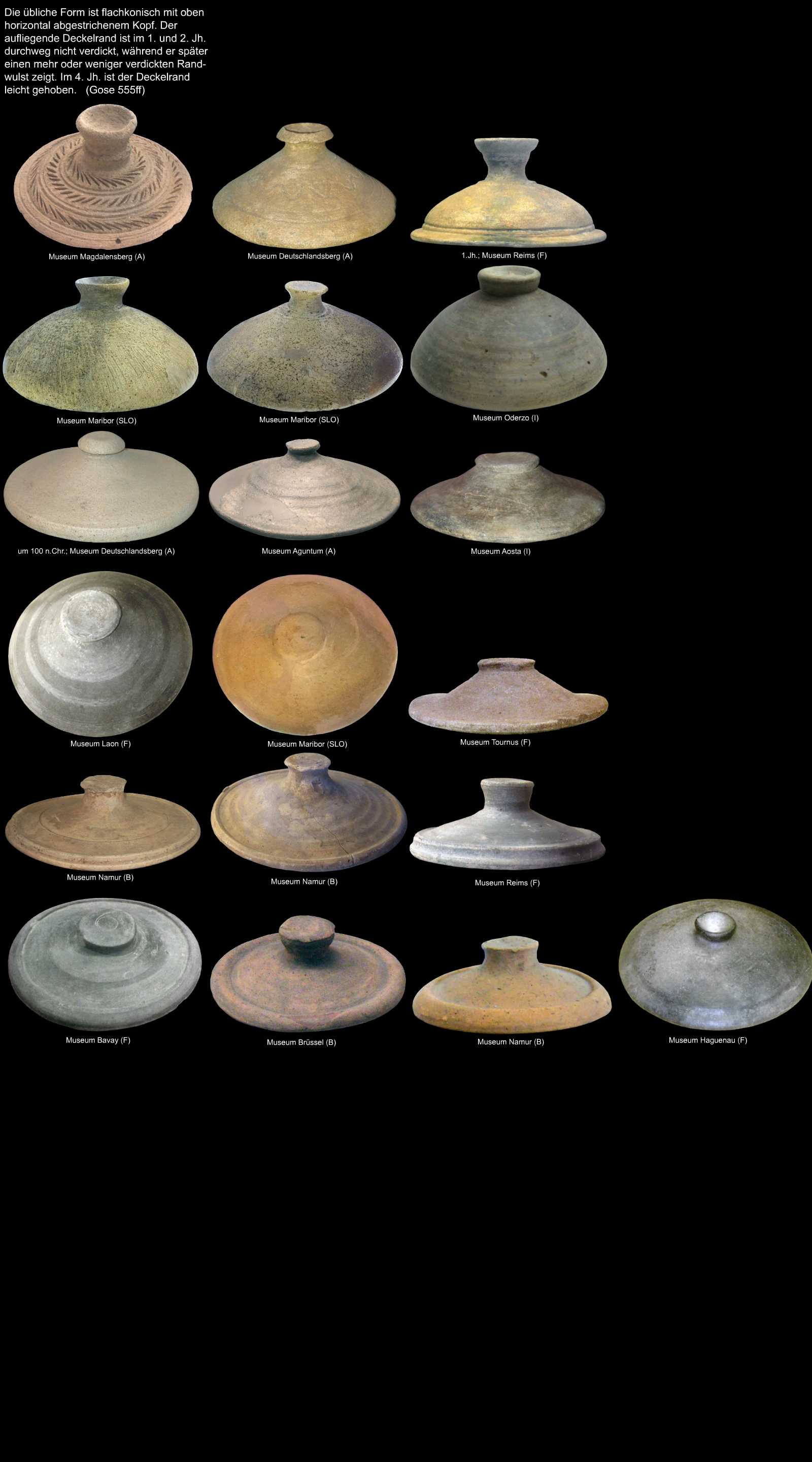 römische Kochtöpfe aus Ton