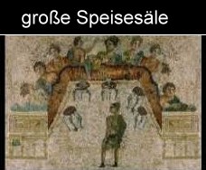 triclinium - große Speisesäle, oecus