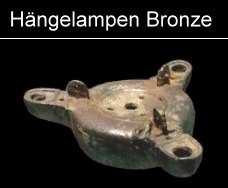 römische Hängelampen aus Bronze