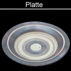 daunische Keramik Platte