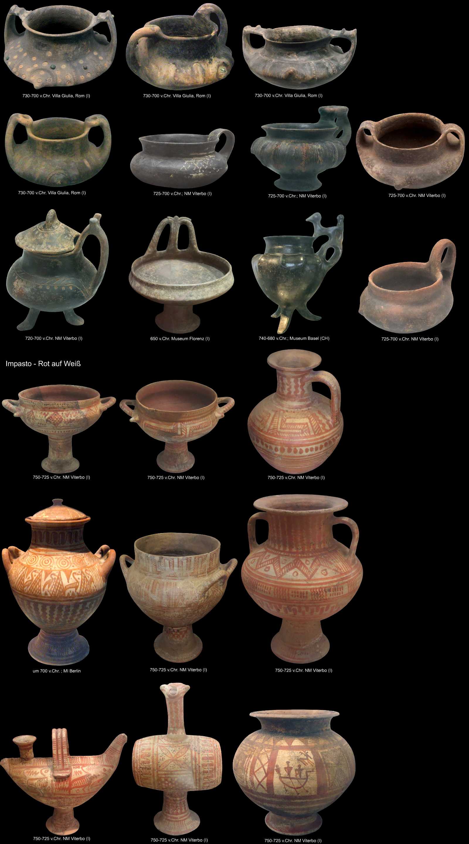 etruskische Keramik aus Bisenzo