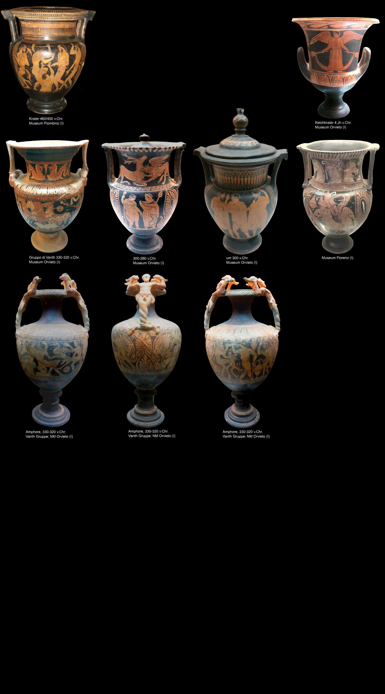 etruskische Keramik aus Orvieto