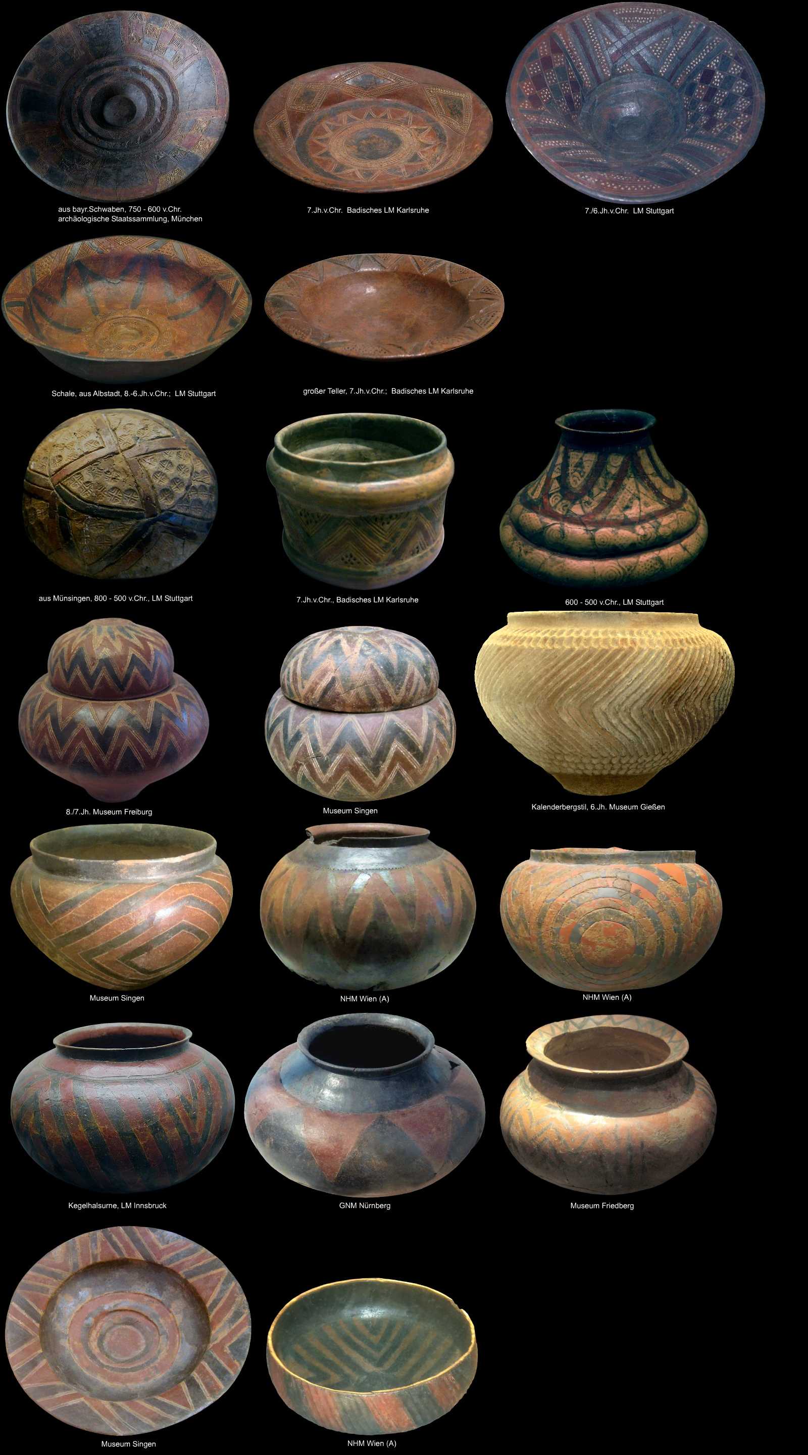 farbige Ware der Hallstattzeit