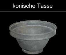 römische konische Tassen aus Gallien