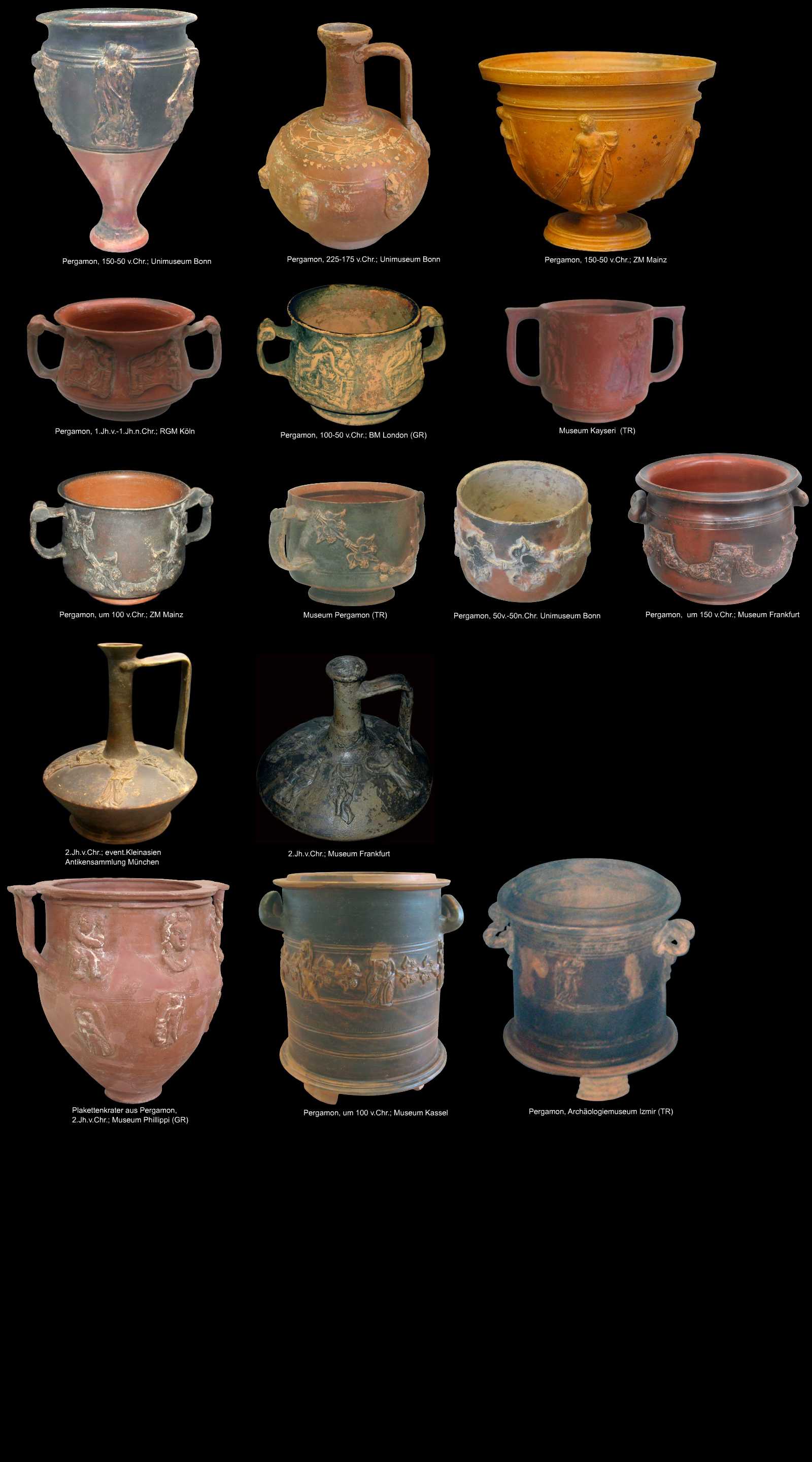applikenverzierte Keramik aus Kleinasien