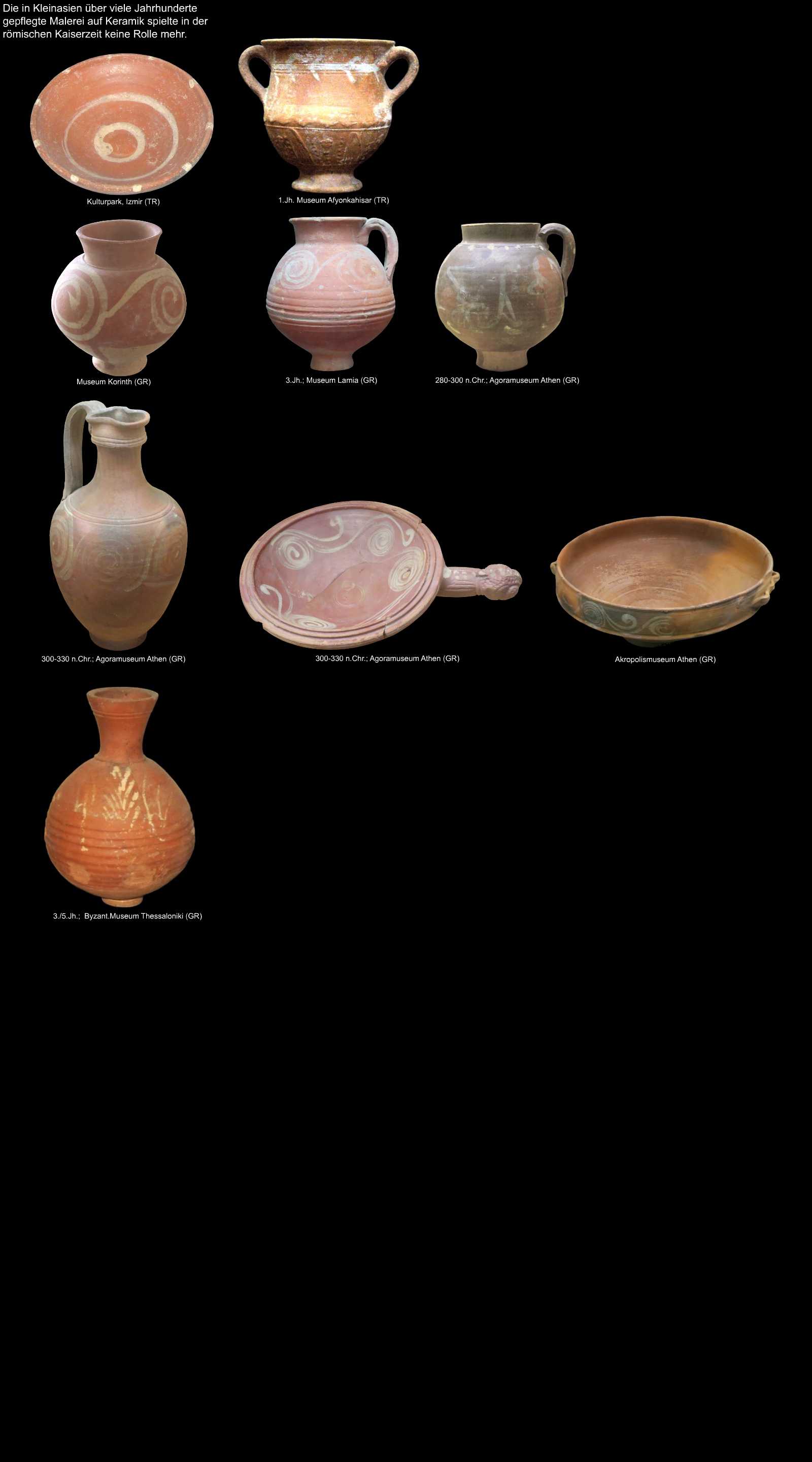 bemalte Keramik aus Kleinasien