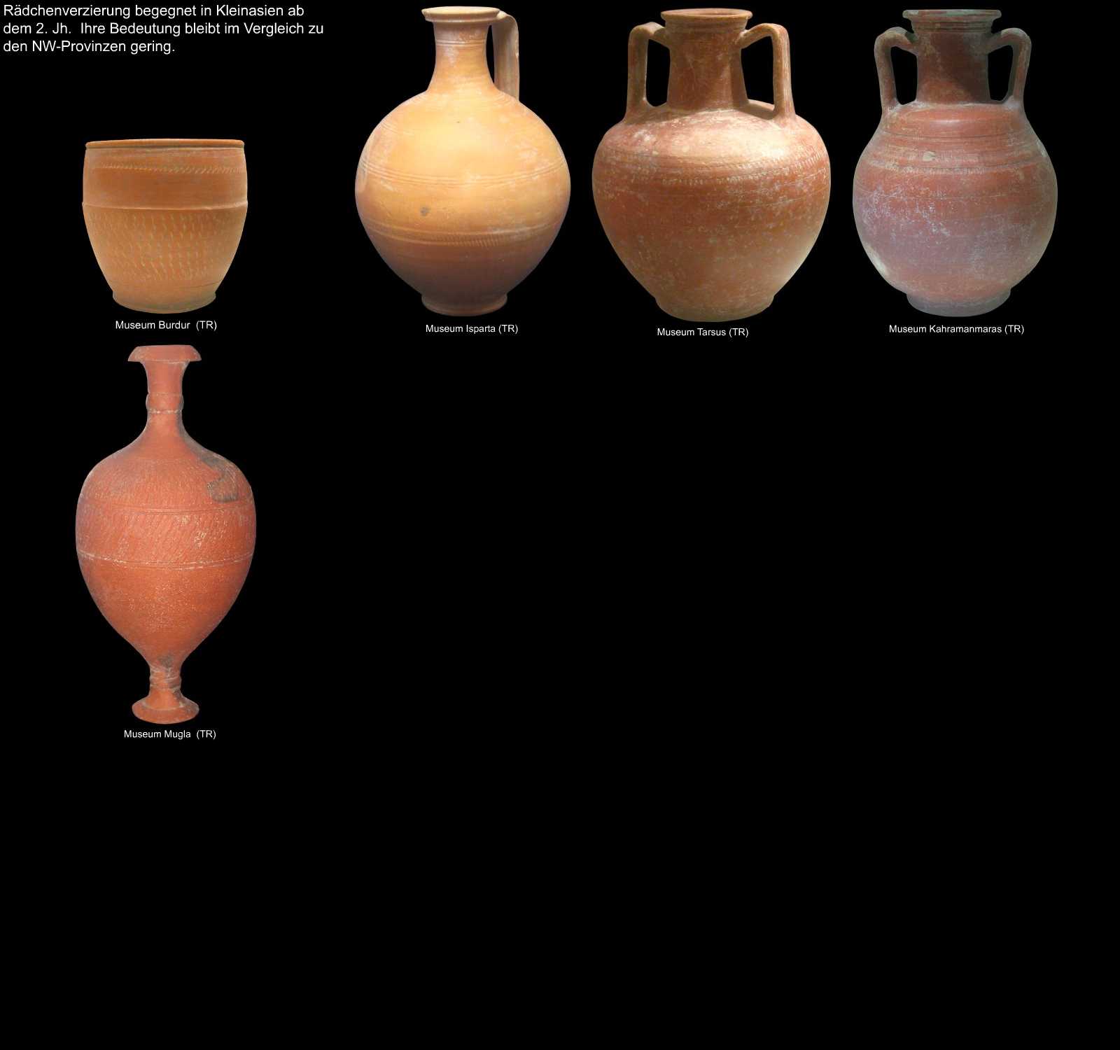 rädchengravierte Keramik aus Kleinasien