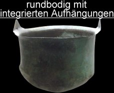 rundbogig mit integrierten Aufhängungen