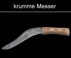 krumme römische Messer